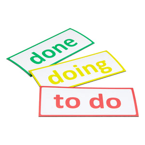 3 magnetische Kanban Karten