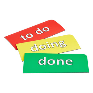 3 magnetische Kanban Karten (Version 2)