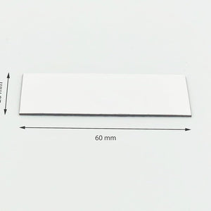 50 weiße beschreibbare Magnetstreifen 60 x 20mm # beschreibbar # abwaschbar # wiederverwendbar