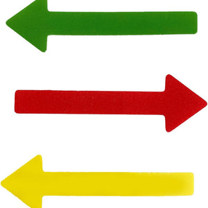 GRAFBURG®  Bunte wiederverwendbare Pfeile (Aufkleber) / Klebepfeile - 15 Stück - 6 cm lang