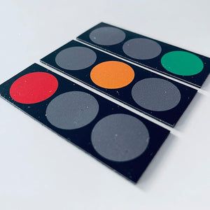 SMILEYBOARD - Ampel-Magnete - 30 Stück - 6 x 2cm