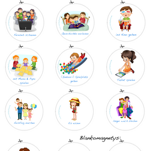 Smileyboard Schablonen mit detaillierter Anleitung