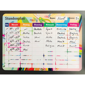 MAGNETISCHER STUNDENPLAN