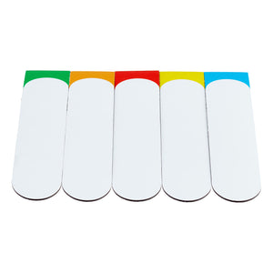 50 bunte beschreibbare Magnetstreifen 100 x 20mm inkl. Staedtler Stift / beschreibbar / abwaschbar / wiederverwendbar