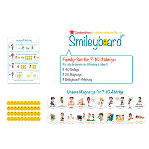 SMILEYBOARD® KOMPLETT-SET -> SONDEREDITION FÜR ALLEINERZIEHENDE MÜTTER